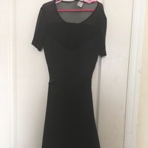 Black See Threw Dress
